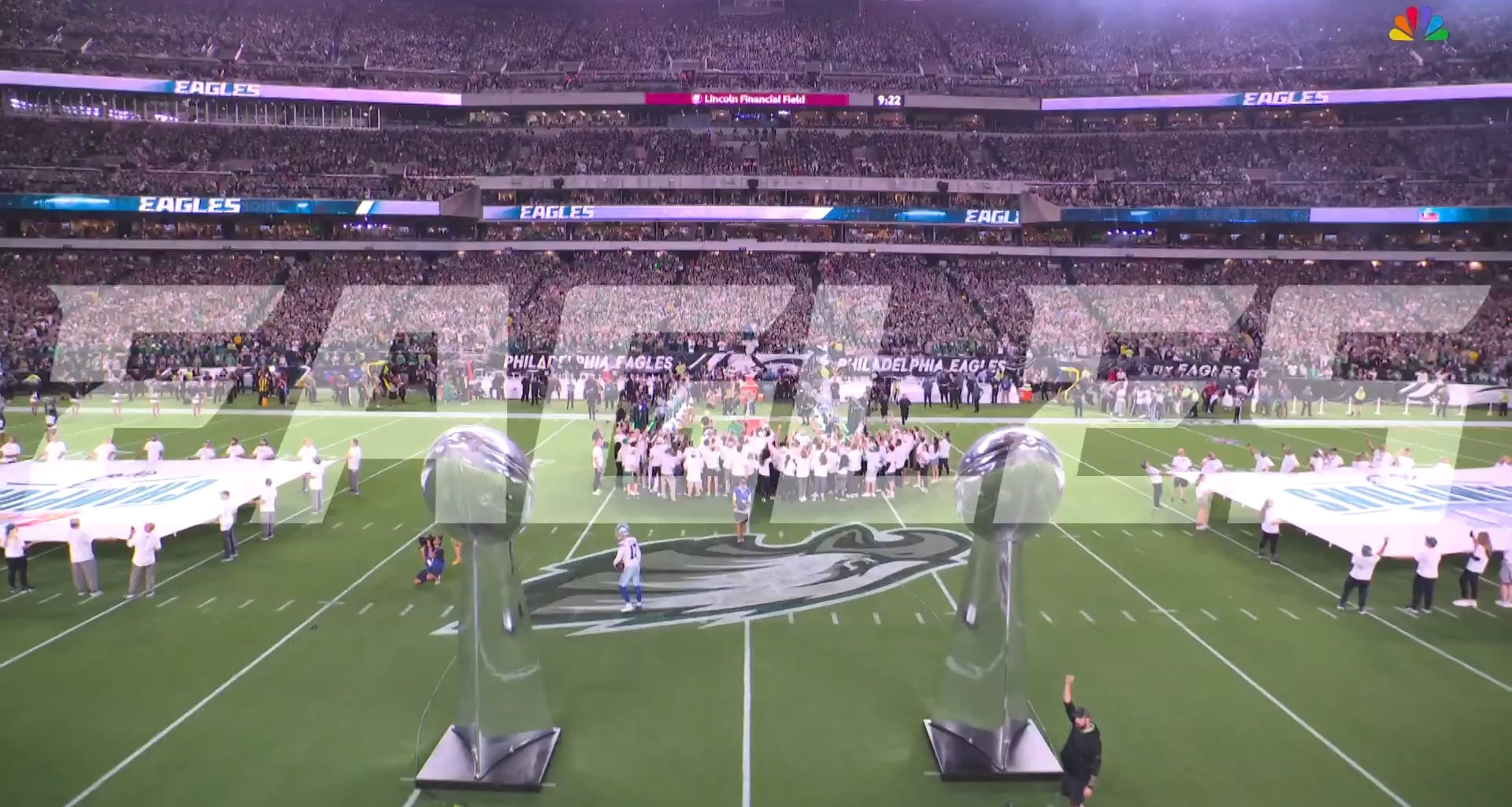 [Highlight] Eagles unveil Super Bowl banner