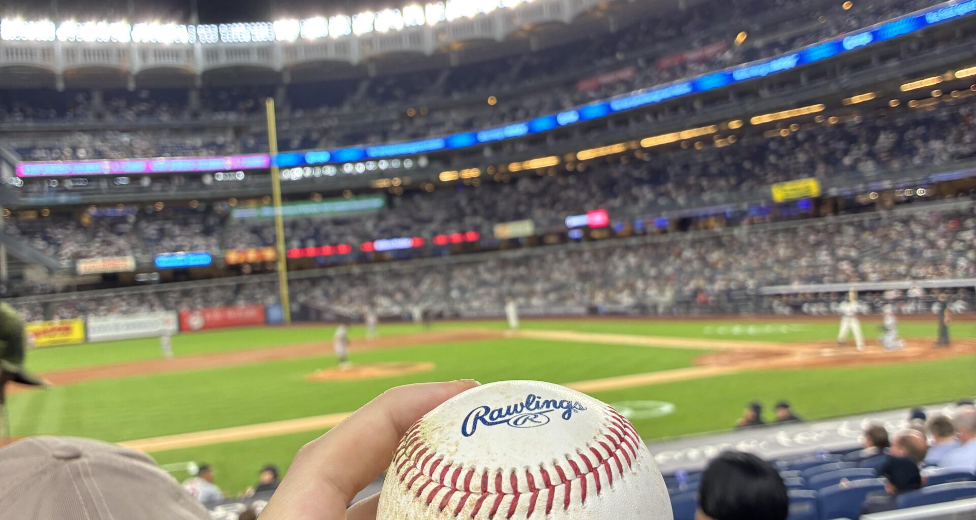 Caught a ball!