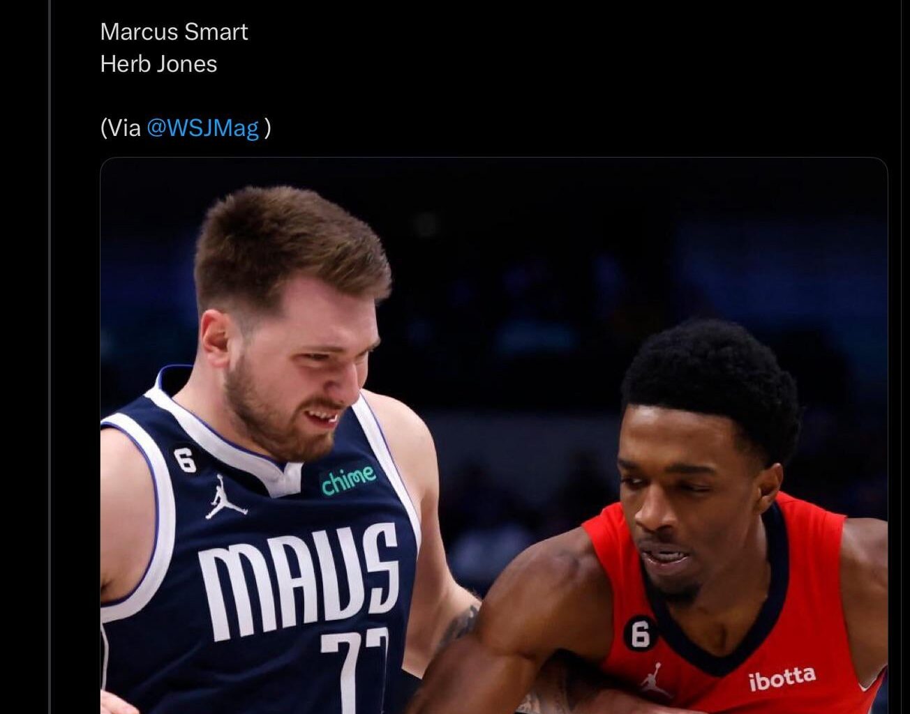 Luka Dončić names the two biggest headaches he’s faced in the NBA: Marcus Smart and Herb Jones.