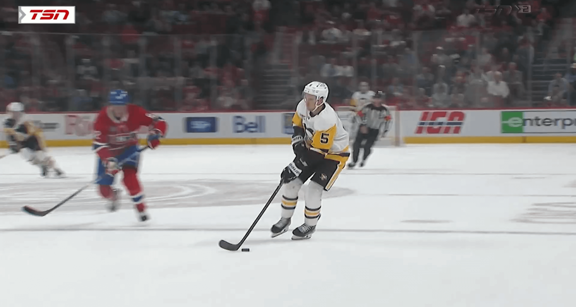 Fowler robs the penguins on a 2on1 in overtime