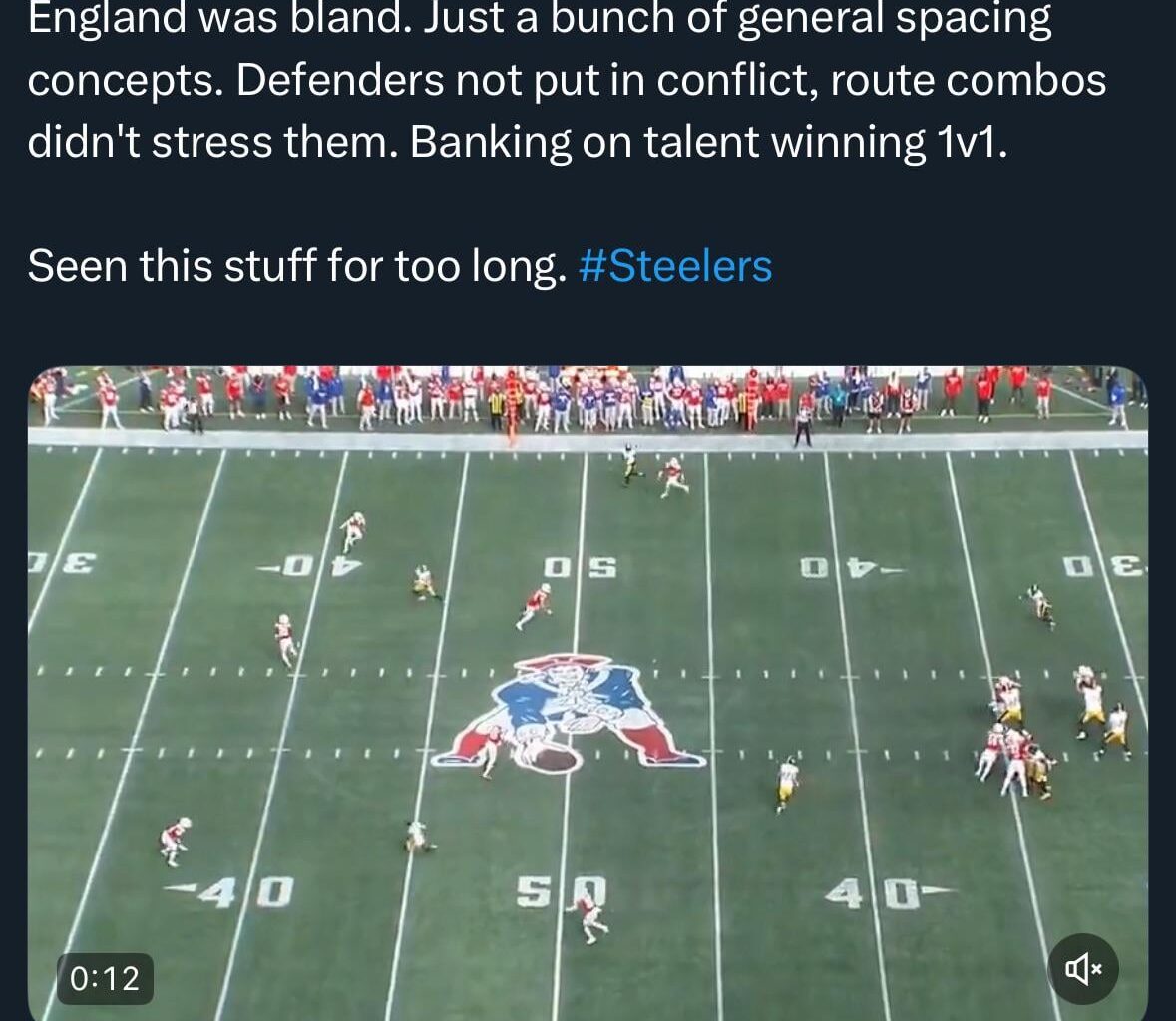 At this point ‘Ask Madden’ would be a better OC than anything we’ve had since Todd Haley. Even when they win the coaching philosophies get old.