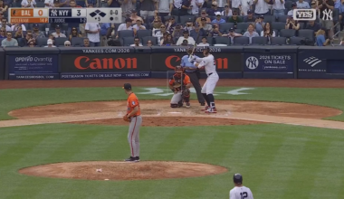 Aaron Boone was ejected for the seventh time this season after two brutal strike calls on Judge