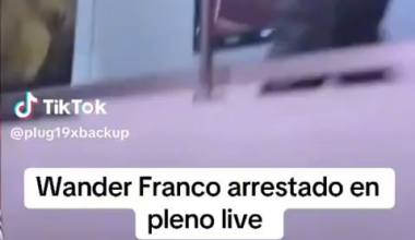 Wander Franco being arrested during a Instagram live last night.