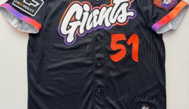 Stitched 🧵 my first baseball jersey