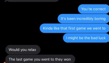 My girlfriend who could care less about sports sent me this text yesterday - I think she’s getting ready to let the gospel of baseball into her life