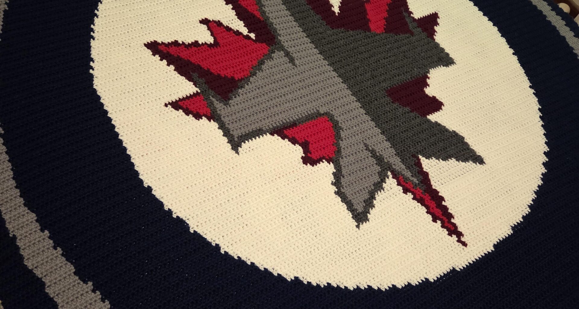 Finished this blanket just in time for the season to start