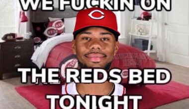 GREENE IS FUCKIN ON THE REDS BED TONIGHT