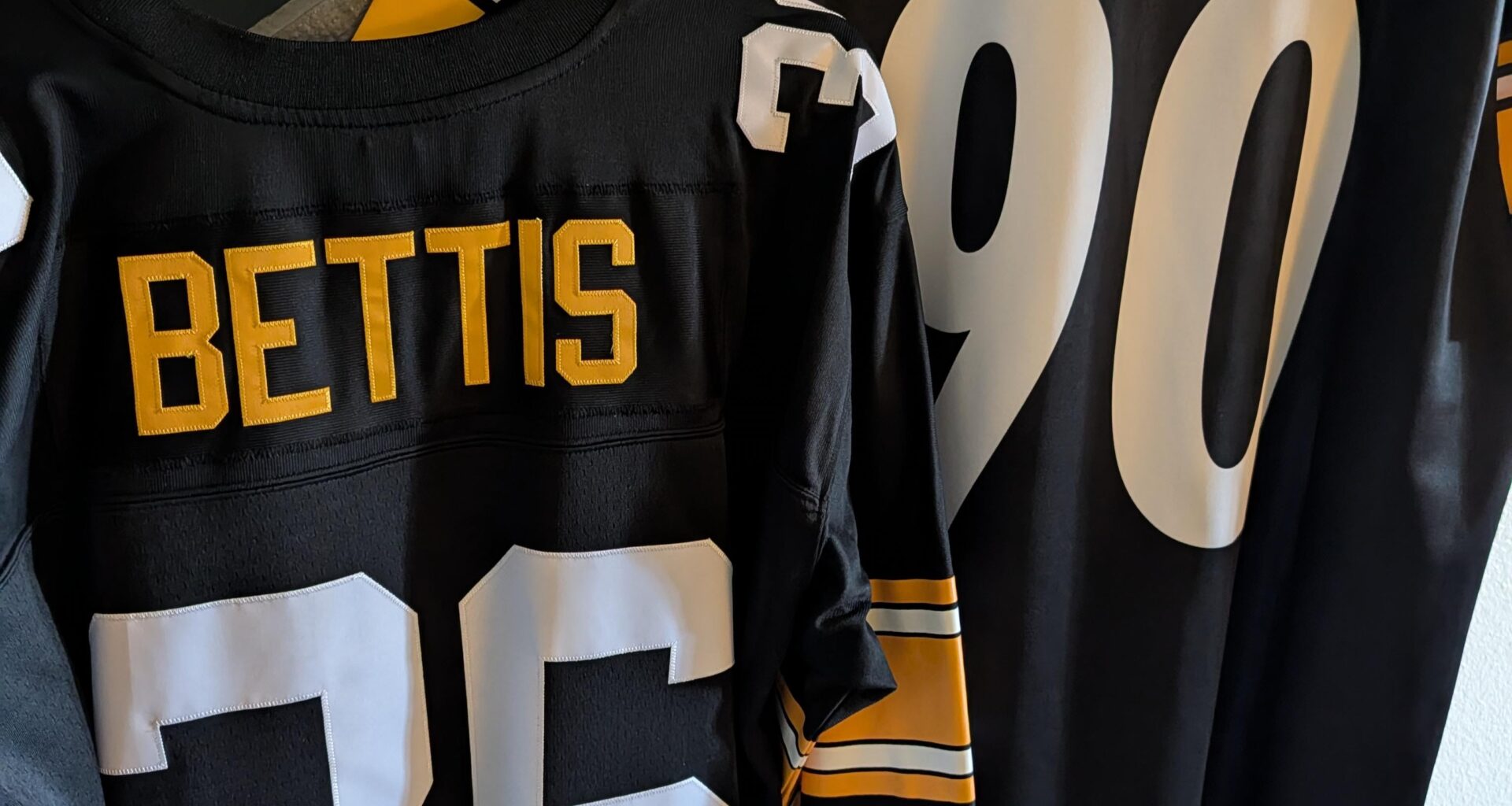 His and hers for opening day tomorrow. Cheers y'all, Steelers football is BACK!