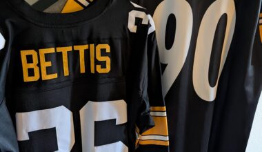 His and hers for opening day tomorrow. Cheers y'all, Steelers football is BACK!