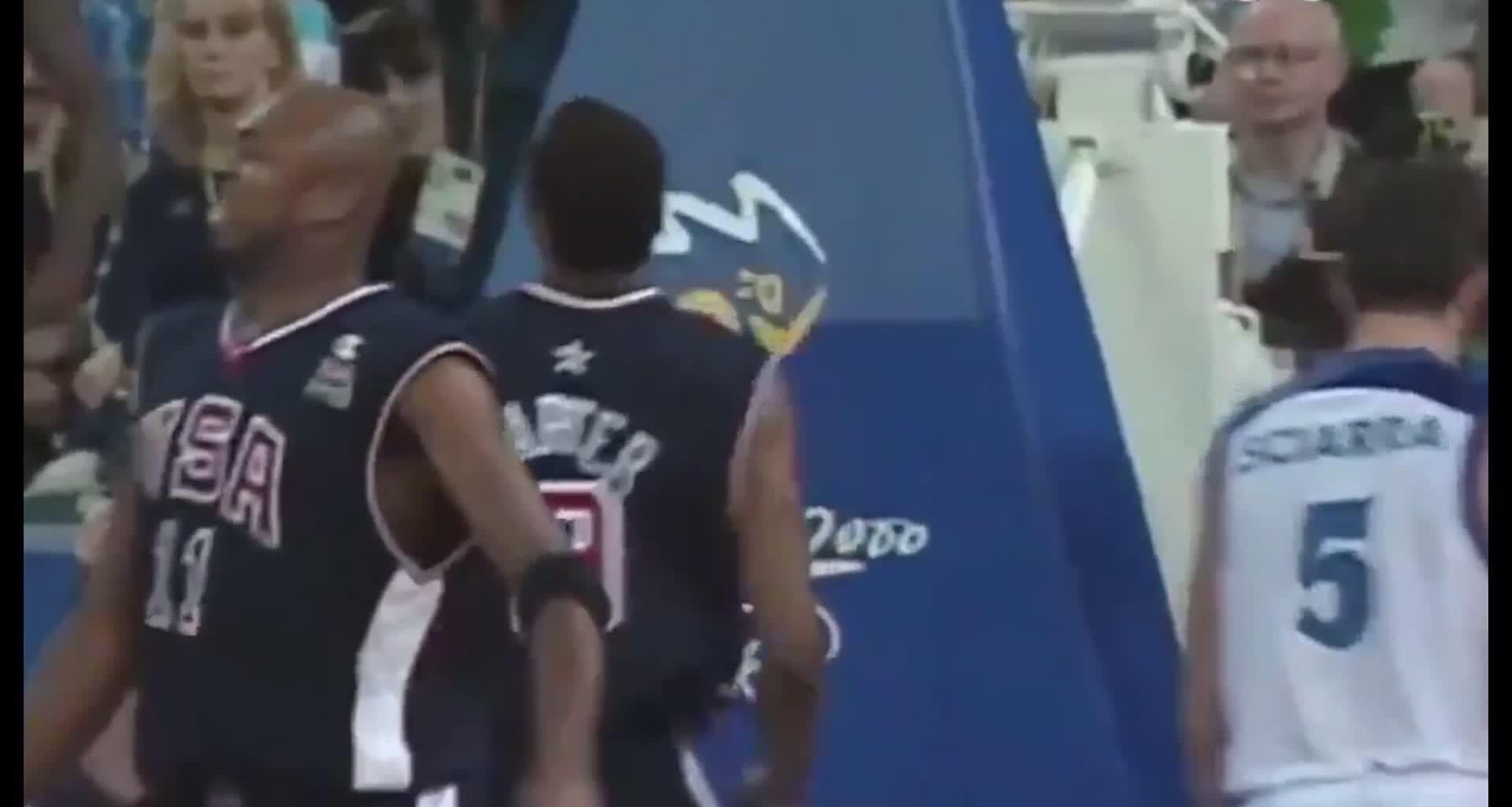 25 years ago (September 25, 2000) Vince Carter with the insane poster dunk on 7’2’ Frederic Weis in the 2000 Olympics.