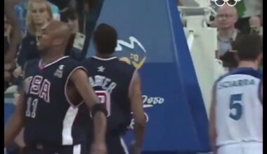 25 years ago (September 25, 2000) Vince Carter with the insane poster dunk on 7’2’ Frederic Weis in the 2000 Olympics.