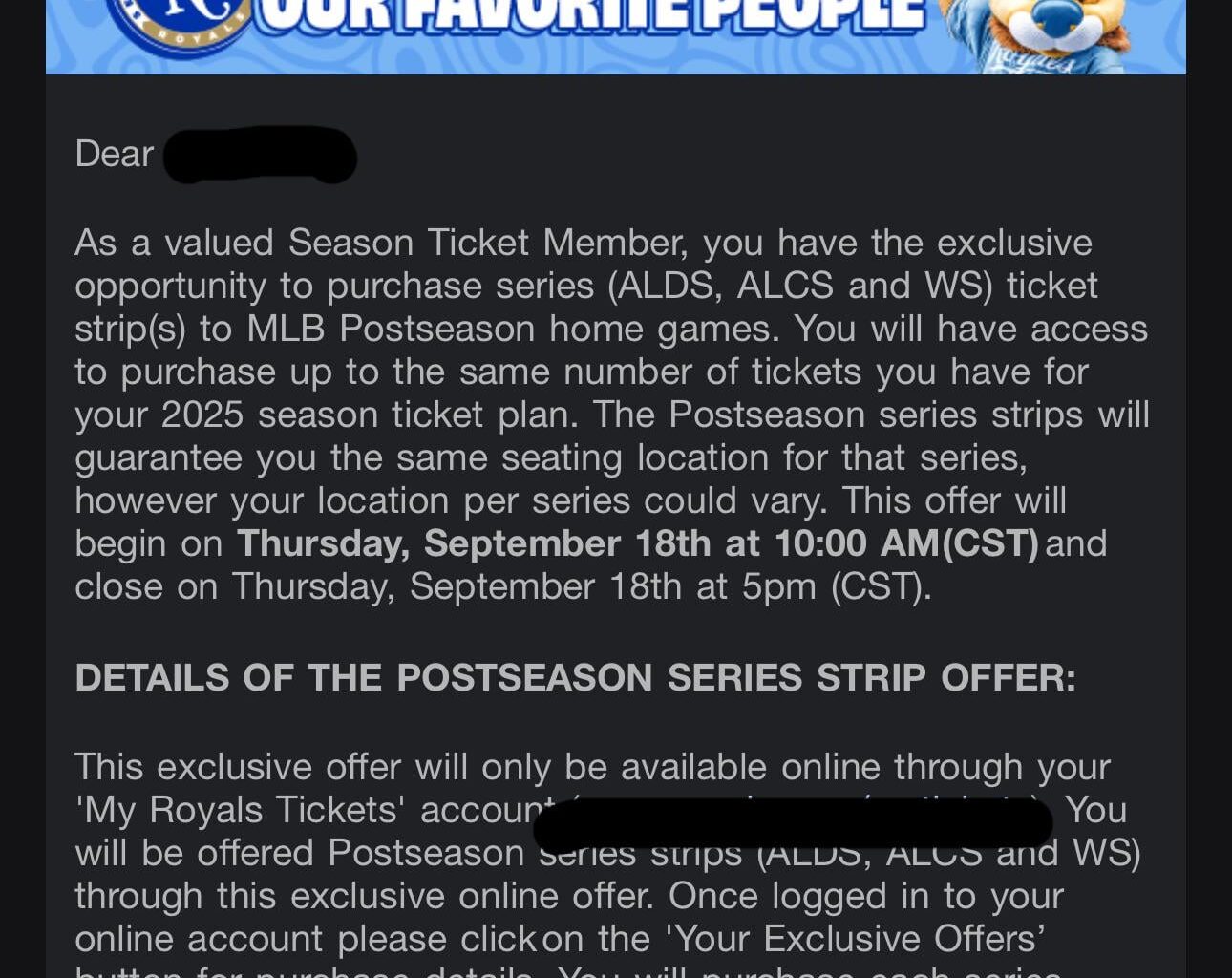 Fuck it and buy postseason tickets anyways?