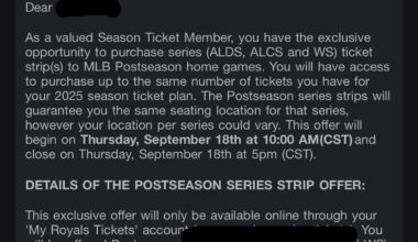 Fuck it and buy postseason tickets anyways?