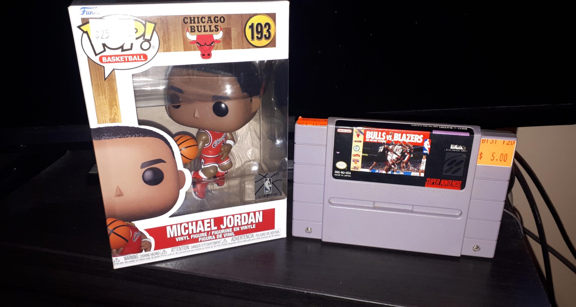 I got 2 Chicago Bull merchandise at a convention today