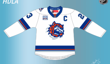 Bridgeport Islanders 25th Anniversary (Sound Tigers Saturdays) jersey concept