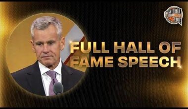 Billy Donovan's Basketball Hall of Fame Enshrinement Speech