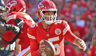 Chiefs vs. Ravens score: Patrick Mahomes tosses 4 touchdowns as Kansas City drops Baltimore to 1-3