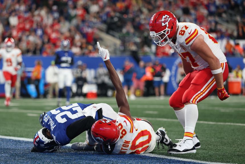 Thornton (No. 80) has been a bright spot for the Chiefs through the first three weeks of the season.