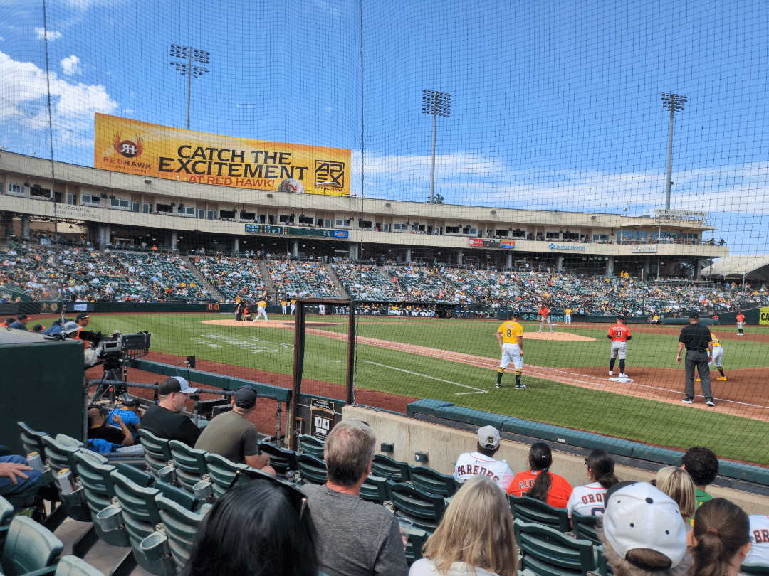 Section 104 checking in - my first MLB game!