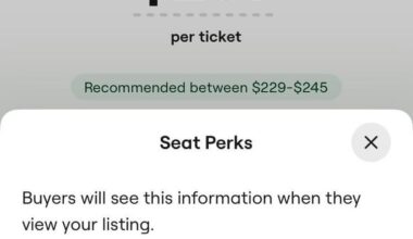 Selling Row B Tickets x2 ASAP