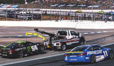Teammates Denny Hamlin, Ty Gibbs Tussle at Loudon: ‘What the F--- is He Doing?!’