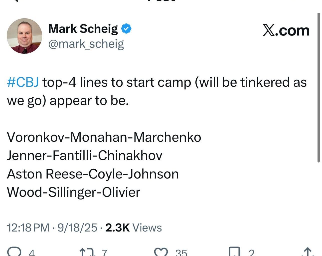 Interested to see what everyone thinks about these lines today