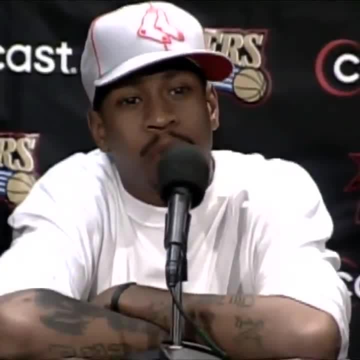 The ending of Allen Iverson's 'practice' rant
