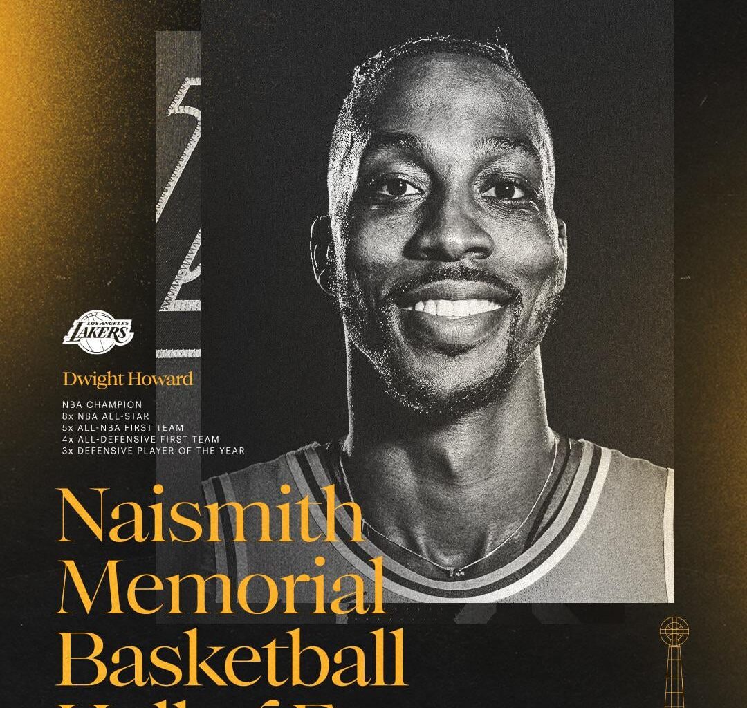 Congrats to Dwight Howard! NBA Champion. Defensive anchor. 8x All-Star. And now: Hall of Famer.