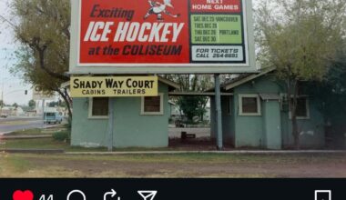 1967 Billboard for the Phoenix Roadrunners [Phoenix Official Historian on insta]