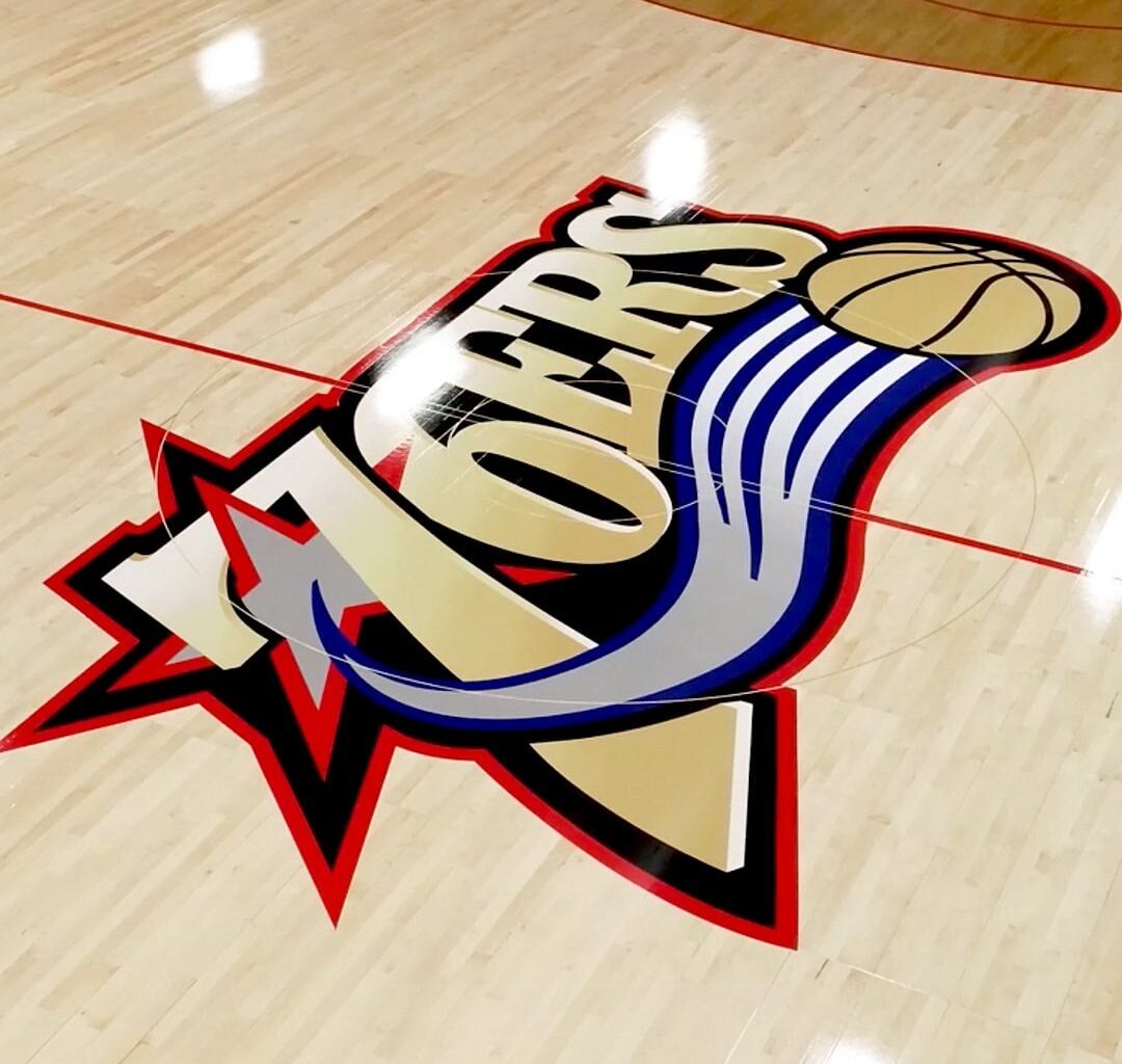 New court layout shared on Sixers social media