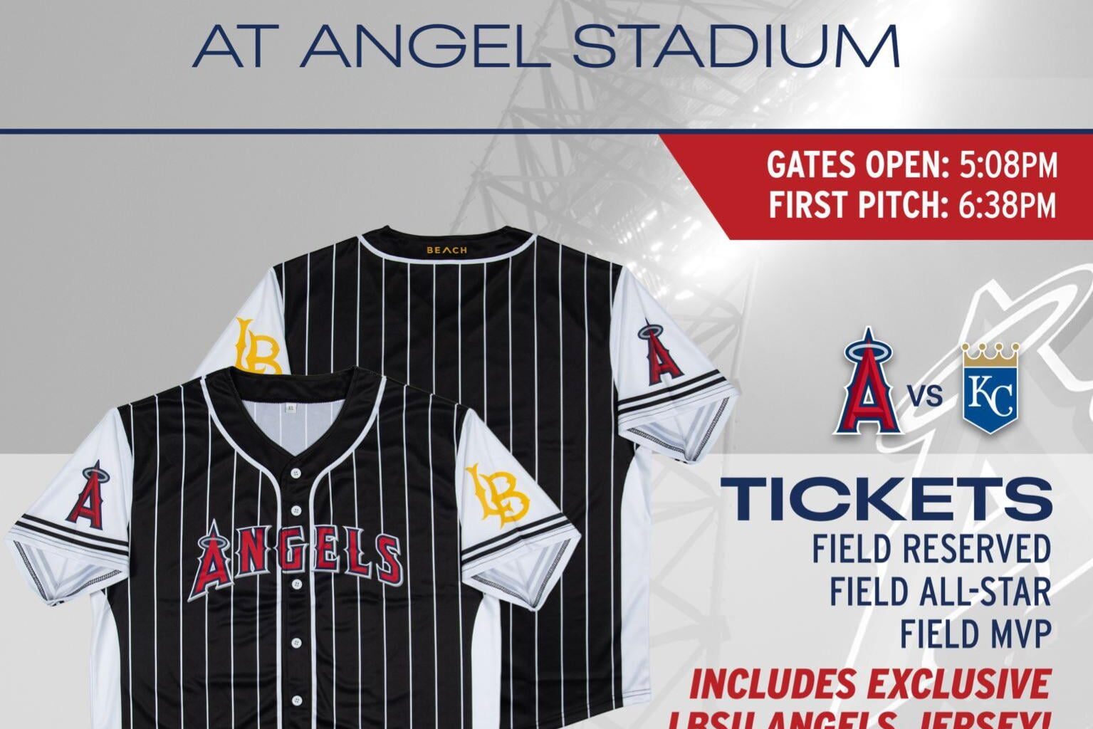 Tickets for sale for September 25th game against Royals