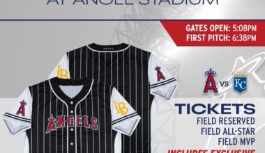 Tickets for sale for September 25th game against Royals