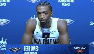 Herb Jones keeping it real, all about work over wardrobe