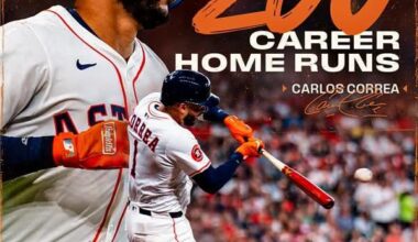 200 dingers for Carlos Correa