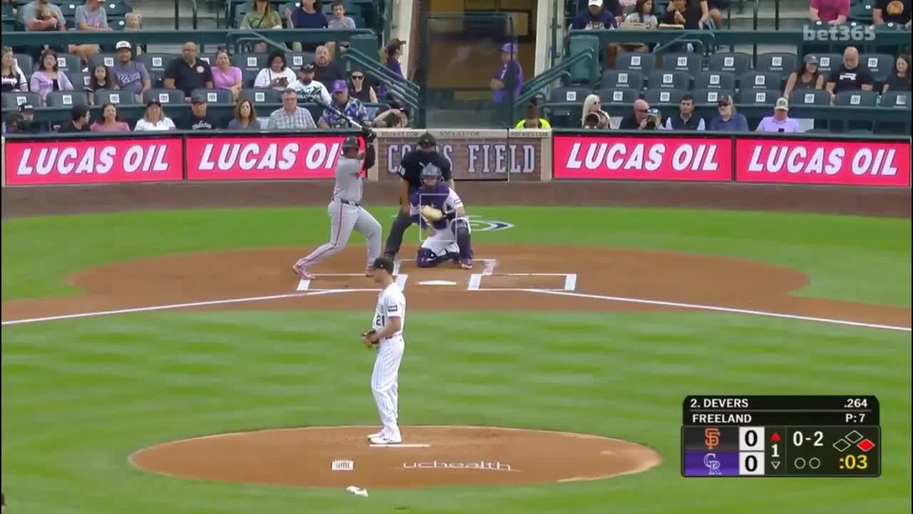 Devers hits a homer and the Giants and Rockies bench clear leading to multiple ejections