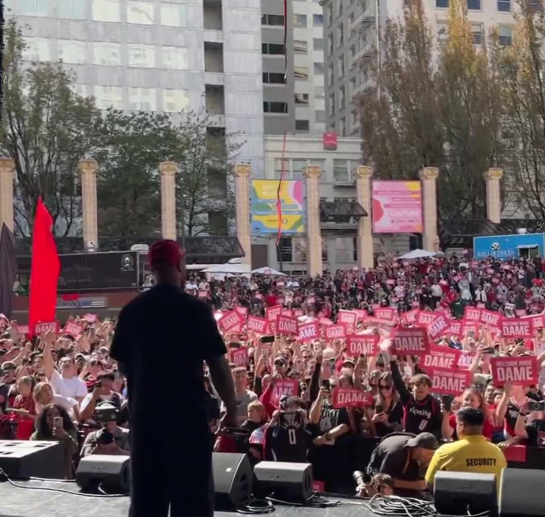 Damian Lillard is back in Portland!