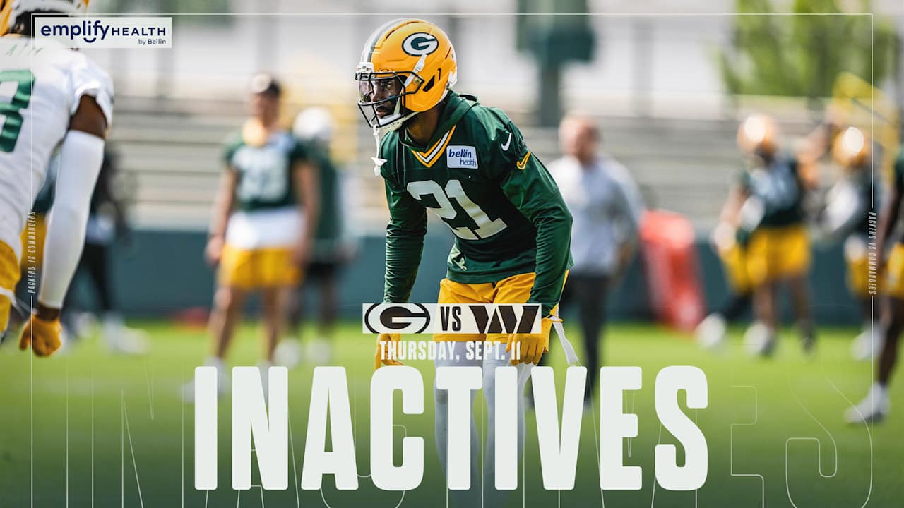 CB Nate Hobbs active for Green Bay