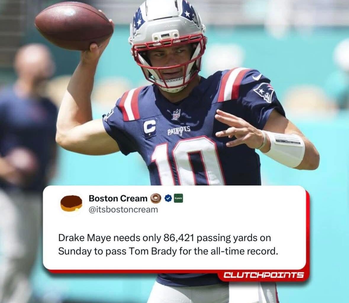 Huge milestone for drake maye