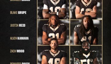 New Orleans Saints Announce 2025 Captains