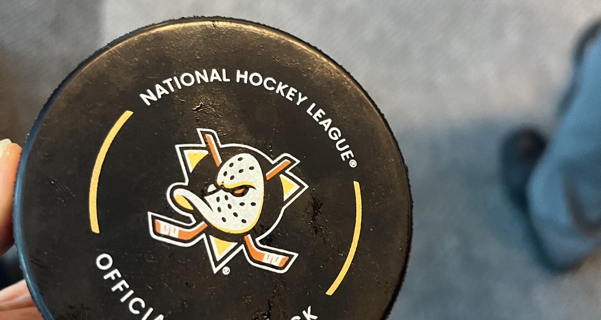 Second puck at my second game