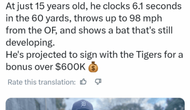 We could really use this speed and athleticism in the farm system and eventually the MLB level!