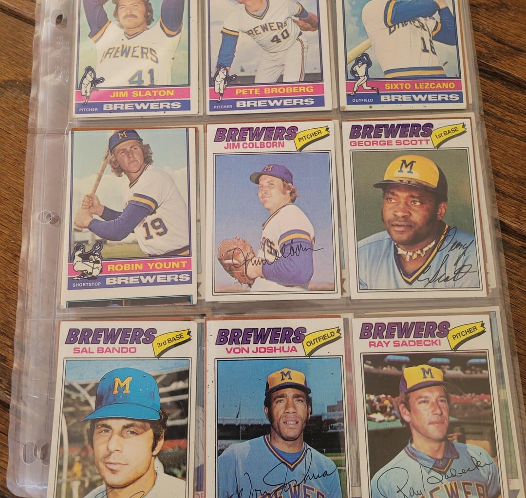 Brewers 70s cards