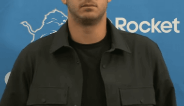 Jared Goff with a Tigers hat in his post game press conference.