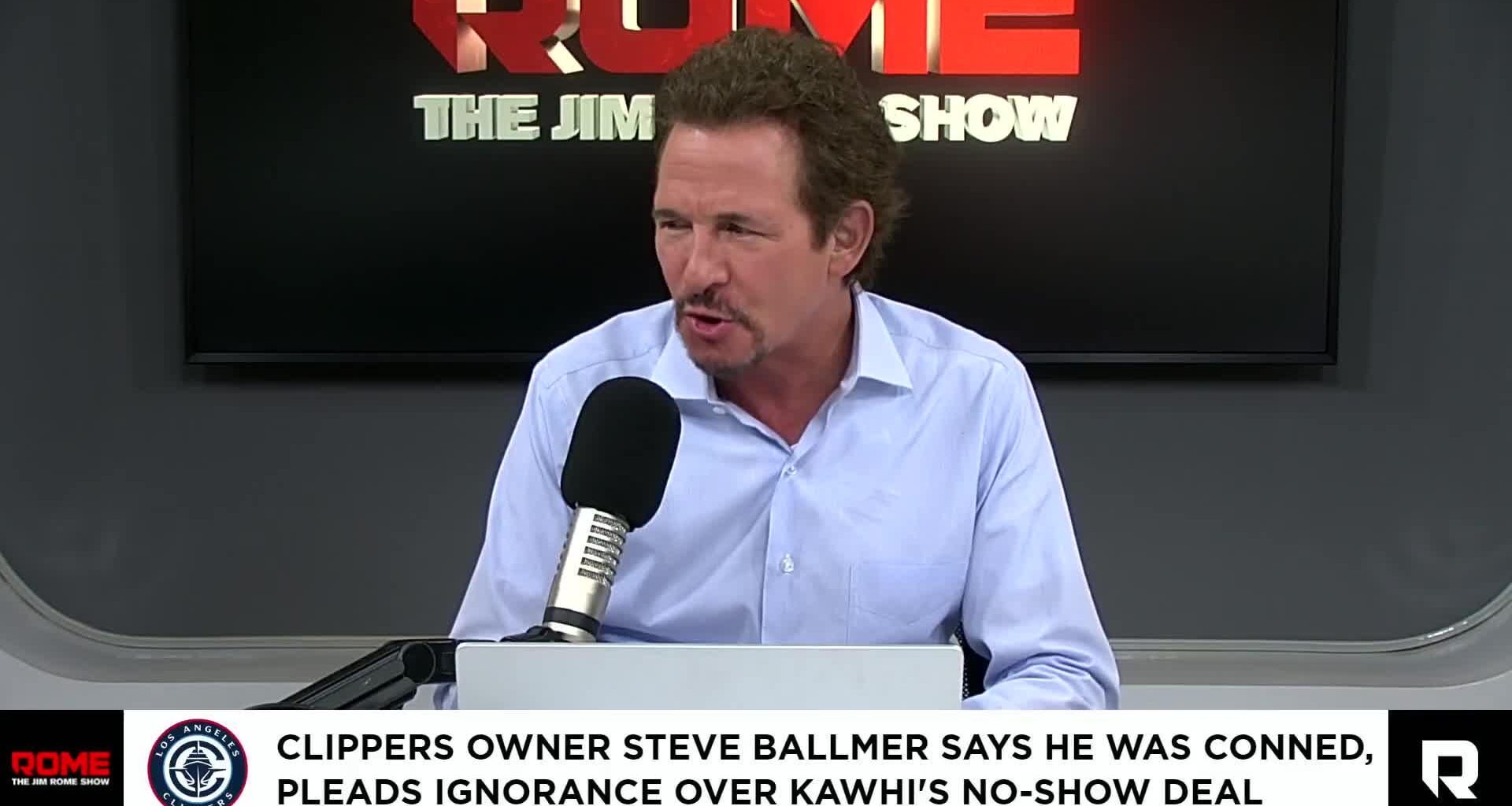 [Rome] “You're one of the most successful business people in the world. You're worth over 150 Bill with a B. But you got completely swindled by some dudes with a tree company? Yeah, I don't know, Stevo. That sounds dumber than you think we look. Can you hear me, Ramona? I’m the one who got conned.”