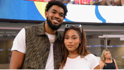 Karl-Anthony Towns’ longtime girlfriend Jordyn Woods gives a hilarious reaction to the 5-time NBA All-Star’s NBA 2k26 personal face scan