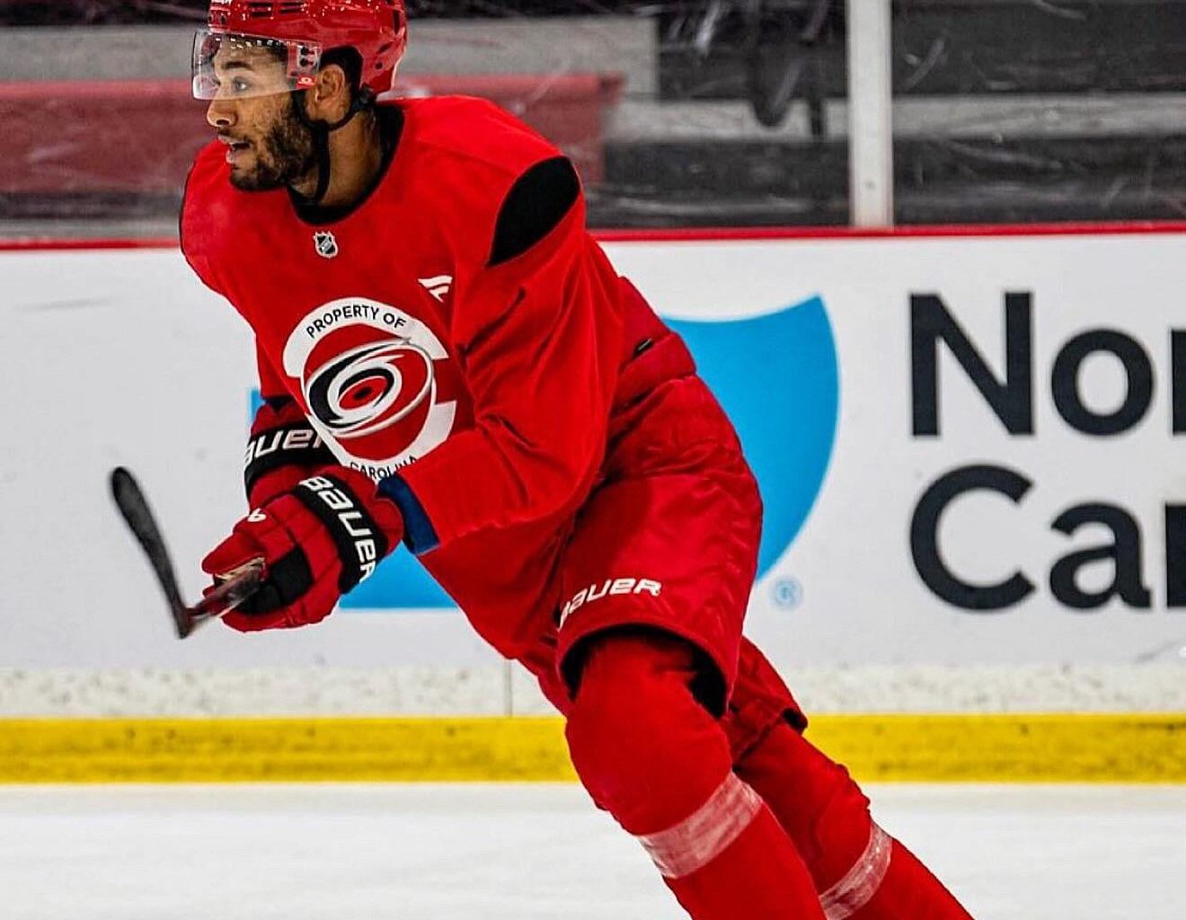 He looks so good in Canes red😫
