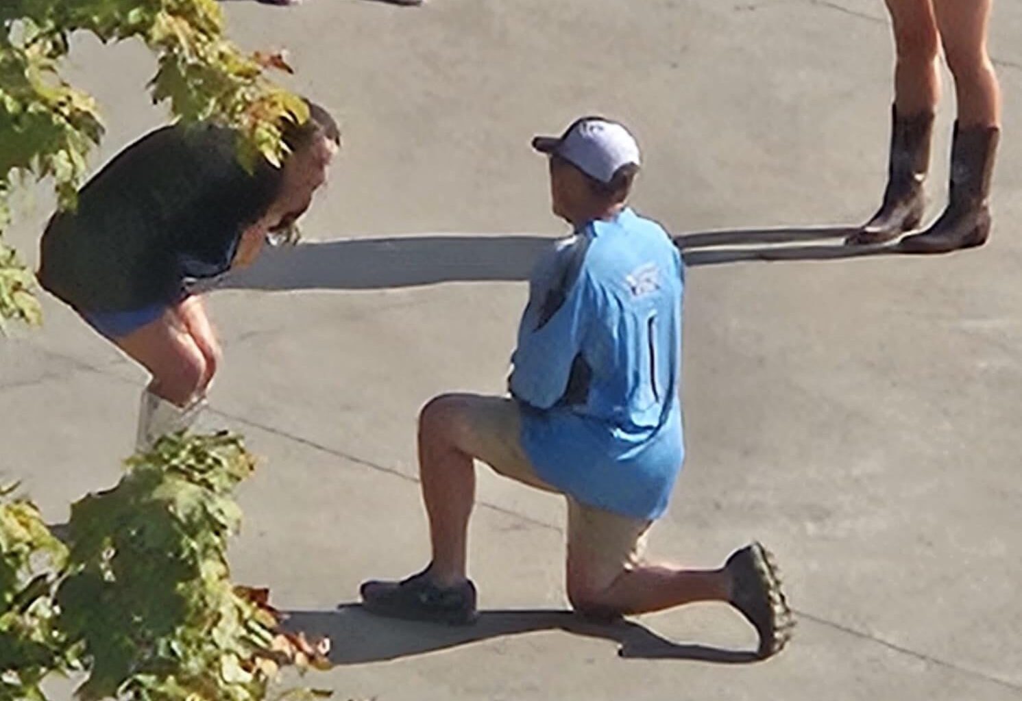 Saw this unfolding from the hotel room window!