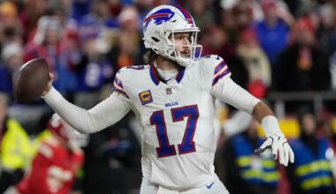 Josh Allen 3rd to start 2025 season; Who's No. 1?