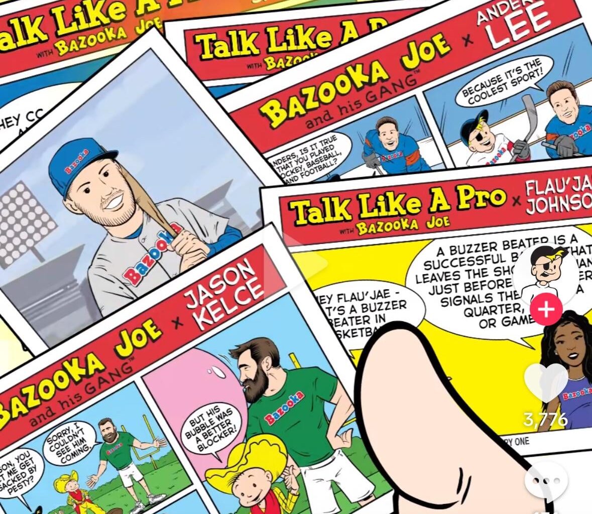 Anders Lee is apparently on a Bazooka Gum Comic.