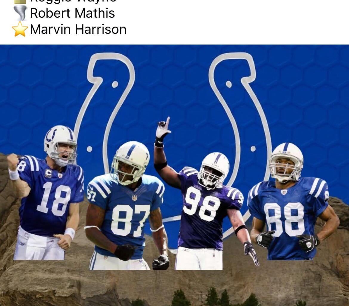 They forgot my guy, Edgerrin!